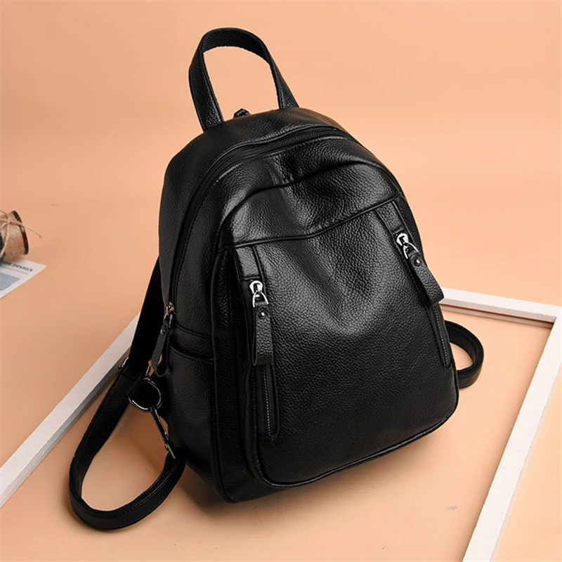 VANDERWAH Высокое качество 3-в-1 женский рюкзак для женщин, кожа, застежка-молния рюкзак груди мешок большой Ёмкость школьная сумка для путешествий Mochila