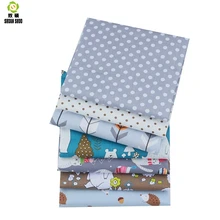 Shuanshuo мультфильм серии Хлопок Лоскутная Ткань Жир четверть пряди Ткань для шитья куклы ткани 40*50 см 35 шт./лот