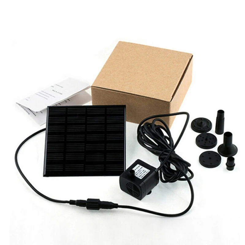 Tenozek 1W Direct-current Brushless Solar Powered Submersible Water Pump Tenozek 1W Direct-current Brushless Solar Powered Submersible Water Pump