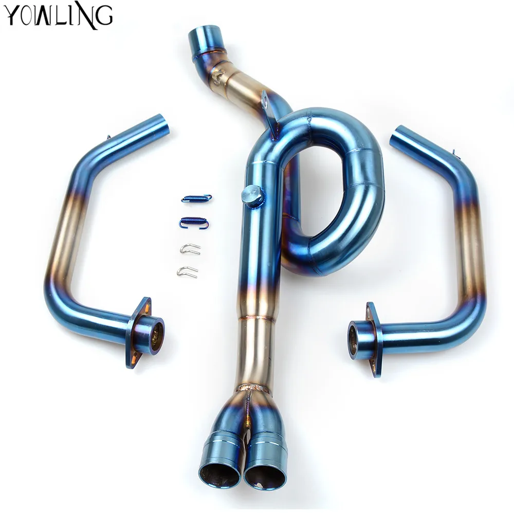 Buy Motorcycle R3 mid exhaust pipe middle exhaust pipe