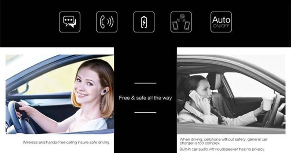 Auto Charging Smart Bluetooth 4.0 Stereo Headset  (3)