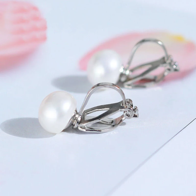 

DMCEFP043 8-9MM Pearl Clip Earrings Alloy Earrings For Women