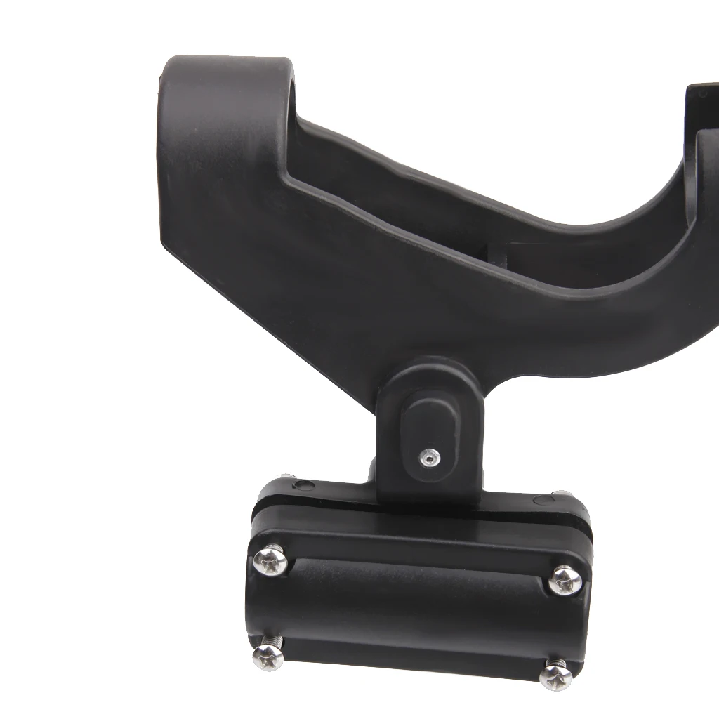 360 Degrees Adjustable ABS Plastic Fishing Rod Rest Holder for Boat Kayak Yacht Rail  Fishing Accessories