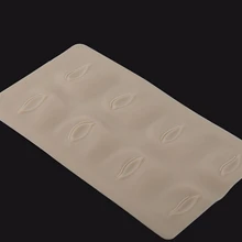 Профессиональный макияж силиконовая кожа глаз Перманентный макияж машина практика 3D кожи