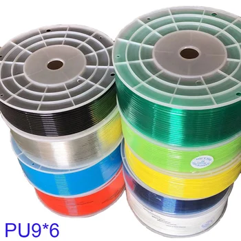

Outside diameter 9mm inside diameter 6mm PU9*6 100m TPU pneumatic air polyurethane hose transparent high quality
