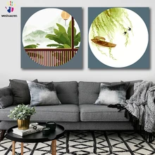 DIY цветные картинки по номерам с цветами древний ветер банан Рыбалка картина с изображением лодки Рисунок Живопись по номерам Обрамленный дом