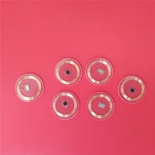 10 штук NFC тег RFID IC 13,56 MHz S50 ISO14443A 1k прозрачная монетная карта(25 мм