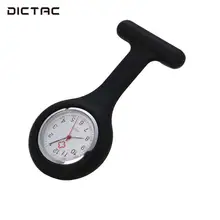 Черные милые модные силиконовые Медсестры Брошь Туника Fob часы Дети подарок для мальчика девочки