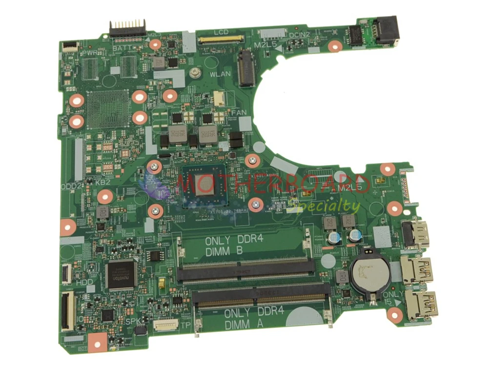 Vieruodis для Dell OEM Inspiron 15 (3565) 14 (3465) Материнская плата ноутбука с E2 9000 cpu JCKNX 0JCKNX CN