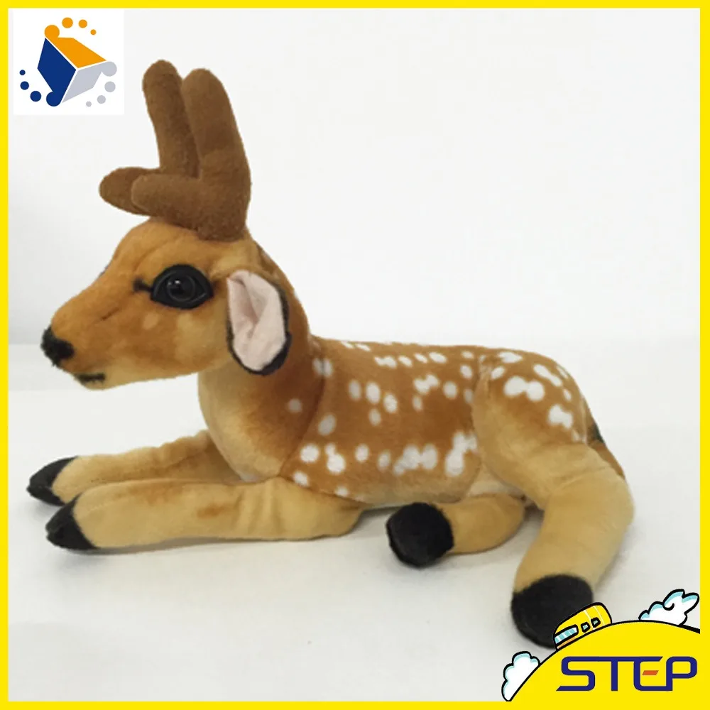 2016 Бесплатная доставка Прекрасный 30 см 3D моделирование олень плюшевые игрушки