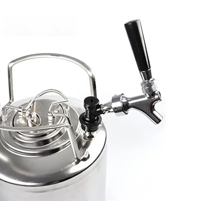 Beer Tap Beer Brass Faucet Set KEG Barrel Beer Equipment Non Adjustable Quick Connector Setin