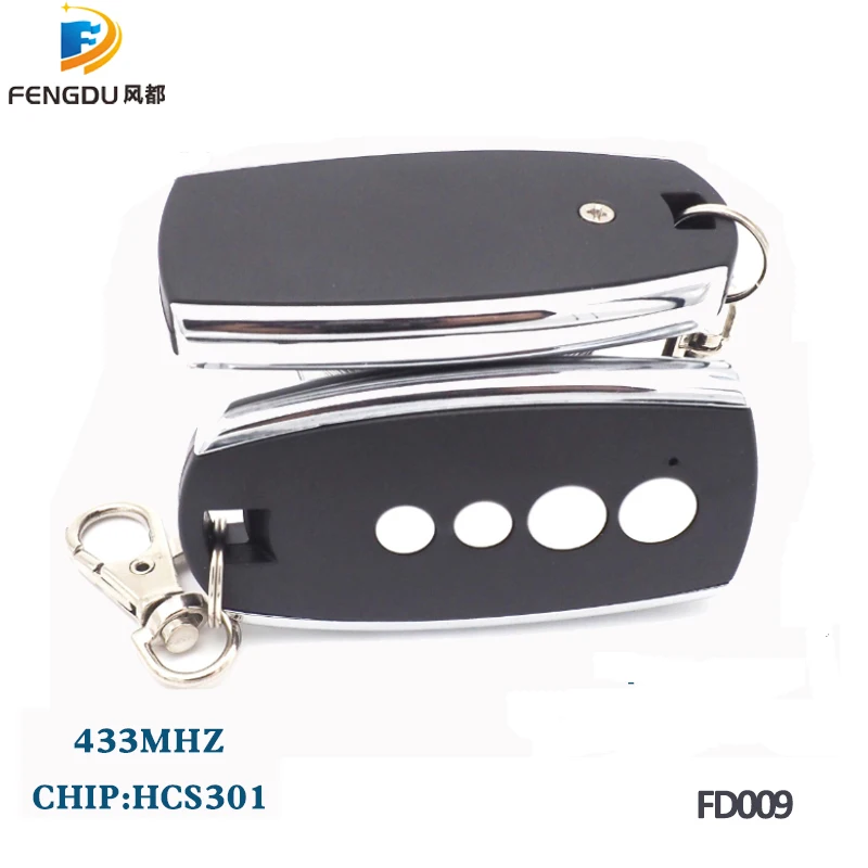 2019 Newest 10pcs/lots 433mhz rolling code hopping code hcs301 remote control 4 Buttons with free shipping