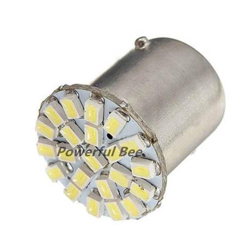 2x1156 P21W ba15s 22SMD 1 8 W холодный белый светодиод 12 В постоянного тока мотоциклетная