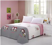 Old coarse pure cotton linen sheets 2.0m 1.8 m bed sheet list to thicken the summer Double encryption mat sheets