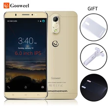 Gooweel M3 3 г сотовый телефон 6.0 дюймов ips-экран MTK6580 Quad Core Смартфон 1 ГБ оперативной памяти 8 ГБ ROM 8MP камеры GPS мобильного телефона бесплатный подарок