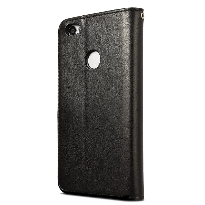 TOMKAS Wallet Case For Xiaomi Redmi Note 5A Case Flip Cover Plain Business Cases For Redmi Note 5A With Kickstand (12)