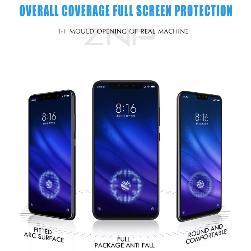 9D Full Cover Tempered Glass For Xiaomi mi 9 SE A1 5X 6X Screen Protector For Xiaomi mi 8 A2 6X lite Tempered Screen Protector