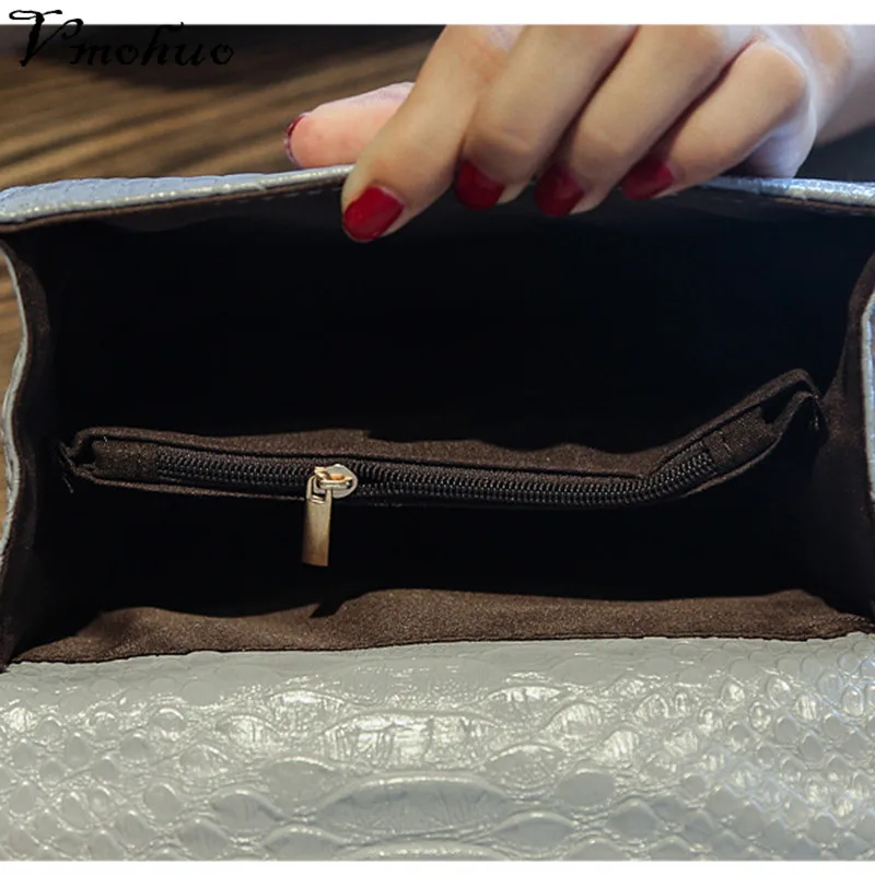 VMOHUO Маленькая женская сумка через плечо из крокодиловой кожи мини цепь bolsa