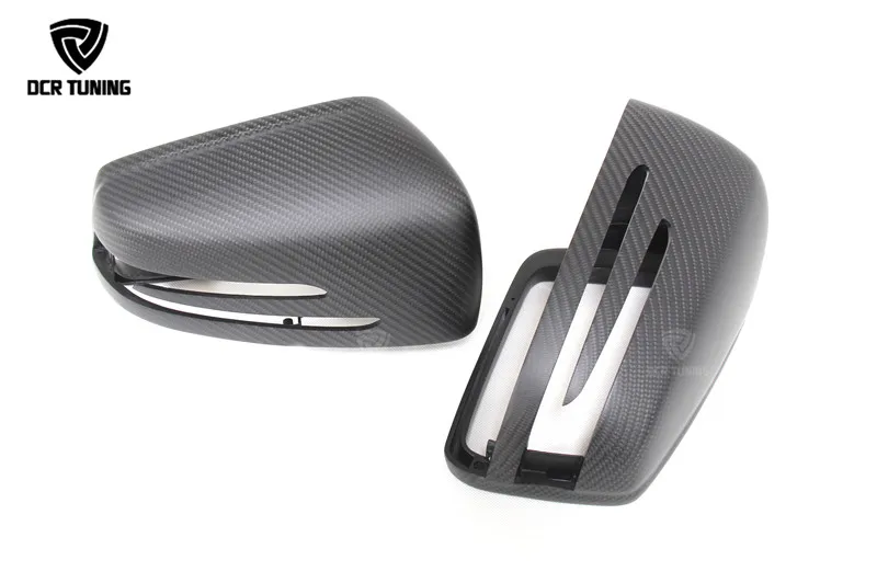 Mercedes Carbon Mirror W204 W207 W212 W176 W218 W221 Mercedes A C CLS E CLA Class Cubierta de espejo de carbono (10)