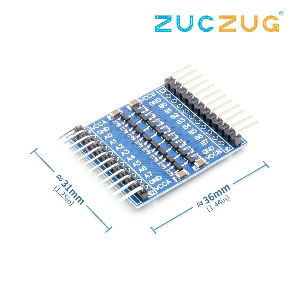 

8 channel level conversion module two-way conversion between 3.3V and 5V IO access 5V sensor for Raspberry Pi