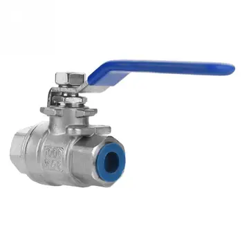 

Ball Valve valvula solenoide 304 Stainless Steel Two-piece Full Port Female Ball Valve Ball Valve 14 NPT 1000WOG solenoid