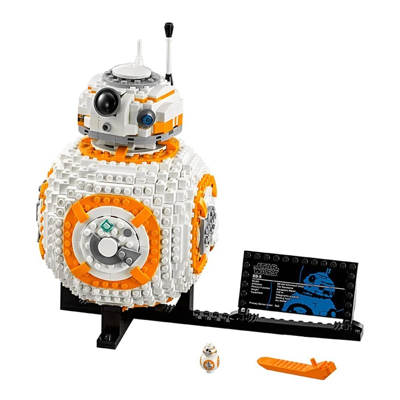 

Lepin 05128 1238Pcs Star Plan Series The Double B 8 Robot Set Building Blocks Bricks Model Toys For Children New Year Gift 75187