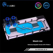 Bykski Full Coverage GPU Water Block For Reference Republic Version GTX TITAN-Z Graphics Card N-TITAN-Z-X