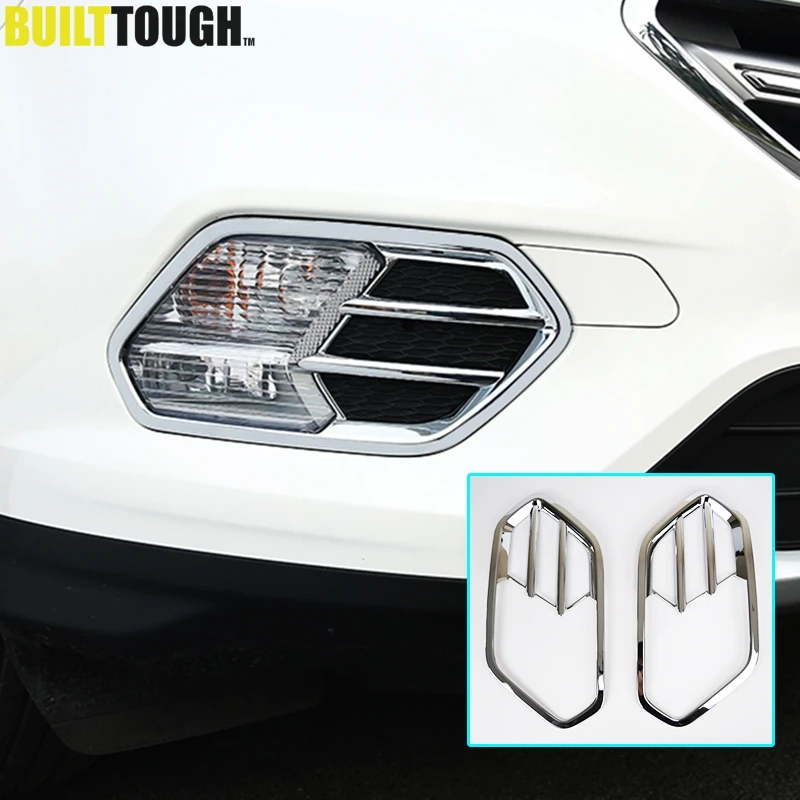 For Ford Escape Kuga 2017 2018 Chrome Front Head Fog Light Foglight