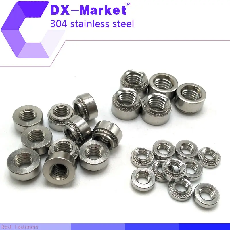 

m8 -1 , 50pcs , Self-clinching floating nuts , 304 stainless steel Self-Locking Nuts