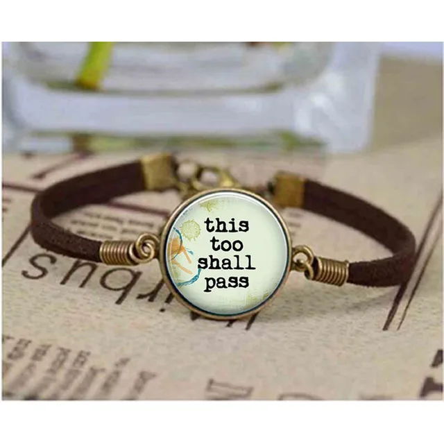 Unique Bracelet This Too Shall P Inspirational Quote Unique Bracelet This Too Shall P Inspirational Quote Bracelets Jewelry Bangle