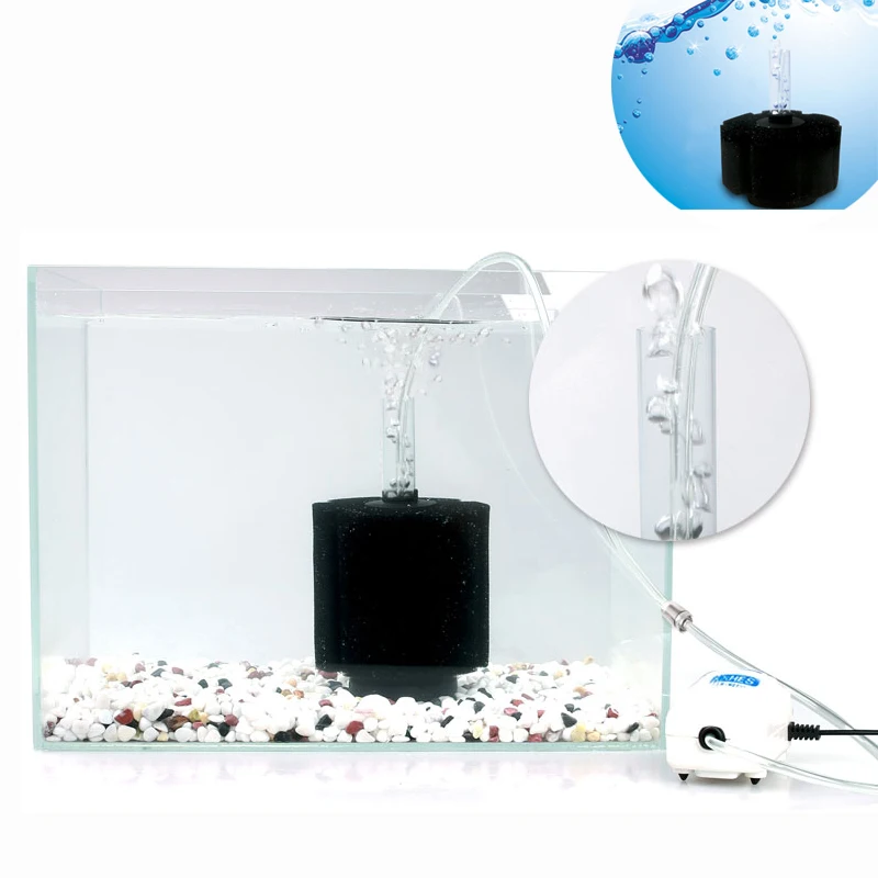 

Aquarium Filter Mini Water Leprechaun Pneumatic Biochemical Filter Suction Toilet Ceramic Round Aquarium Filter