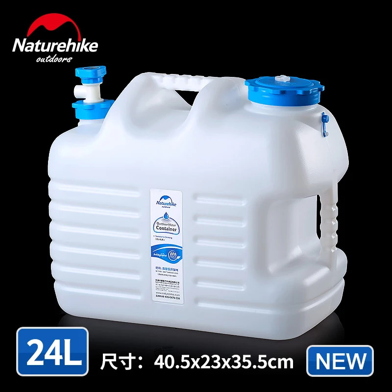 Naturehike дизайн 12L 24L баррель для воды пищевой PE открытый резервуар для воды на открытом воздухе походные аксессуары для кемпинга контейнер для воды