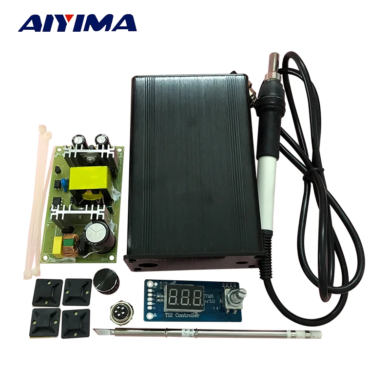 

T12 soldering stations digital tube DC12-24V seconds tin Electric Soldering Irons automatic back temperature sleep wake