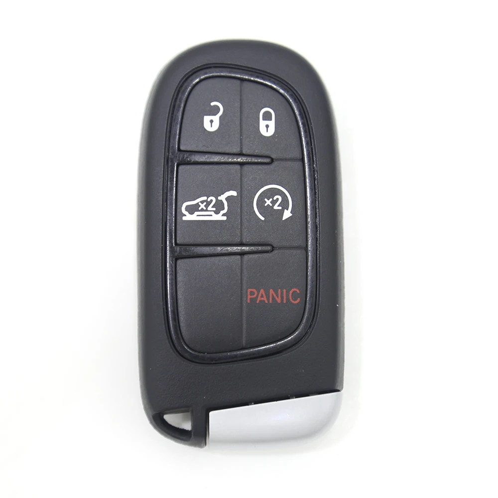 

Lockartist 5Buttons 434MHz Smart Remote Control Smart Car Key with 4A chip Mechanical Key for New Jeep CherokeeFree Shipping