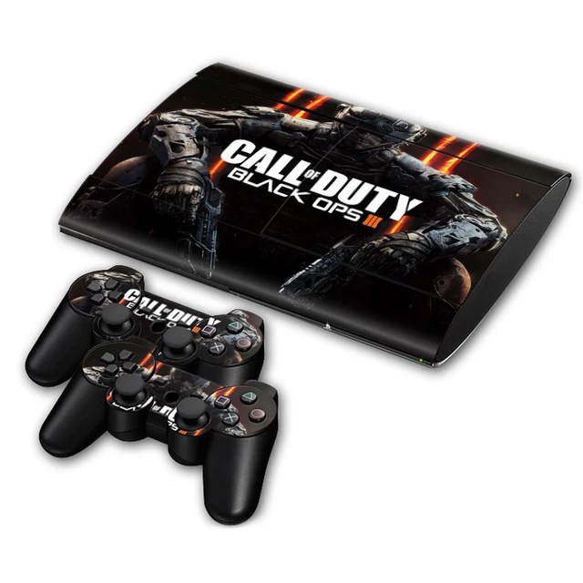 Best Offers Call of Duty Black OPS 3 Skin Sticker Decal for PS3 Slim 4000 PlayStation 3 Console and Controllers For PS3 Skins Sticker Vinyl