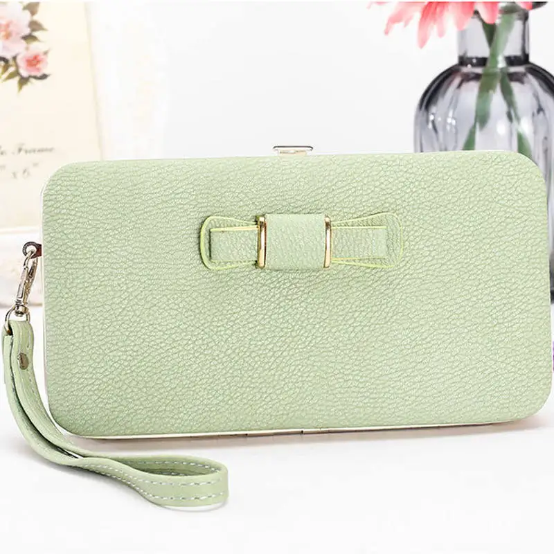 

Women Luxury Long Leather Purses Multi-card Bifold Designer Female Carteira Classic Hasp Credit Card Holder Girls Wallet