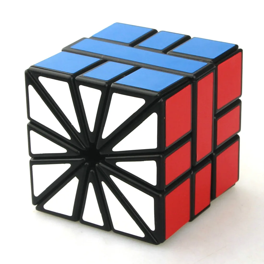 Кубик cubetвит необычной формы черный и белый квадрат II SQ2 3x3x3 скоростной кубик