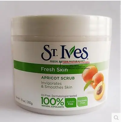 St. Ives свежий Восстанавливающий кожу абрикосовый скраб 10oz коллаген эластин крем