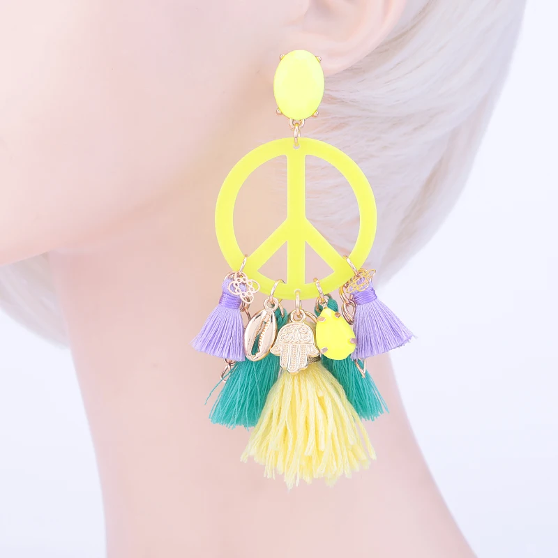 peace Drop Earrings Drop eArrings for woman (1)