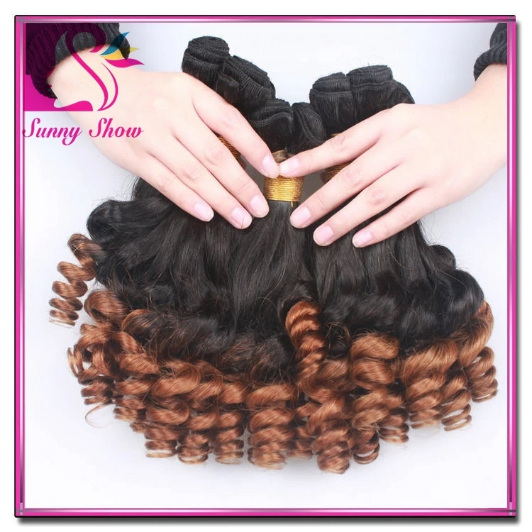 Ombre Funmi Hair Top 7a Best 3pcs Brazilian Bouncy Curl