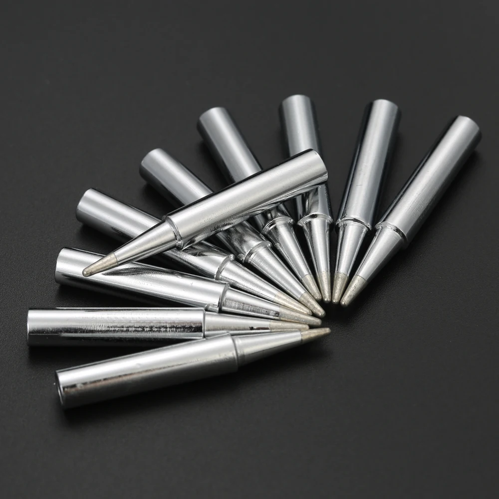 

10PCS Soldering Iron Tips Replacement Solder Tip Lead-free Screwdriver Iron Tip for Hakko Rework Tool Soldering Station Kits