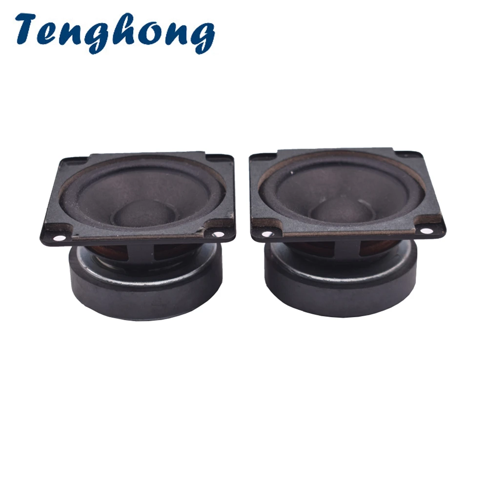 Tenghong 2pcs 2.75 Inch Full Range Speaker 4Ohm 8Ohm 10W Woofer Midrange Bass Advertising Machine Speakers Midrange Loudspeaker stereo speakers