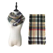 2019 Winter Women Plaid Infinity Scarf Fashion Tassel Circle Loop Scarves ladies warm pashmina blanket shawl wraps foulard femme infinity scarf new fashion women scarves plaid печать кольцо шарфы кольцо украдено 2018 jeouly