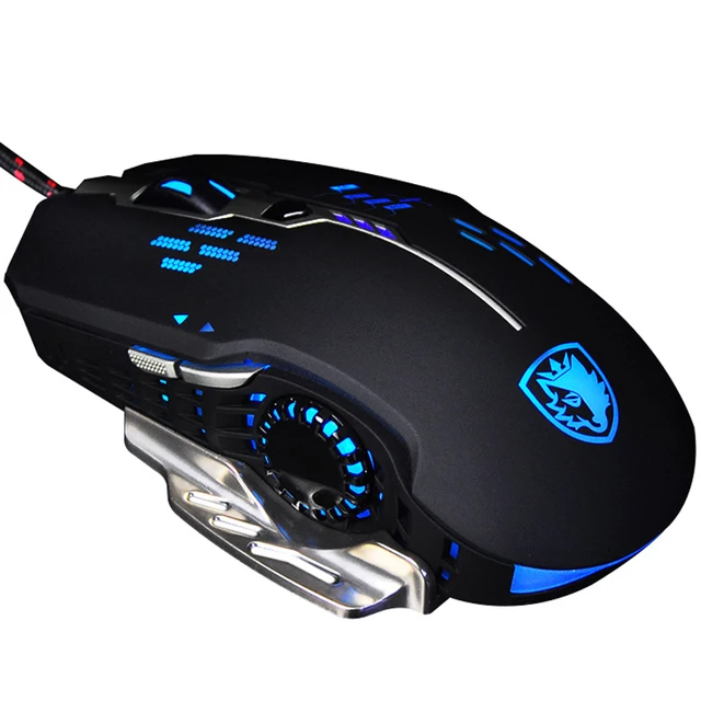Wired Gaming Macro Definition Mouse LED 3500DPI 6 Buttons ...
