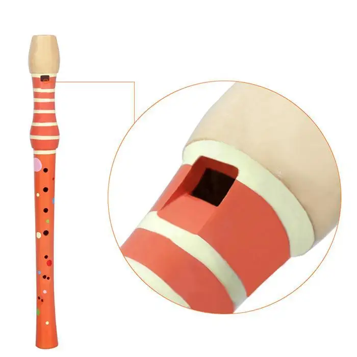 Для детей играть на профессиональном музыкальный инструмент деревянный ловушка для ВЧ флейта деревянная 8-отверстие ребенка высоких