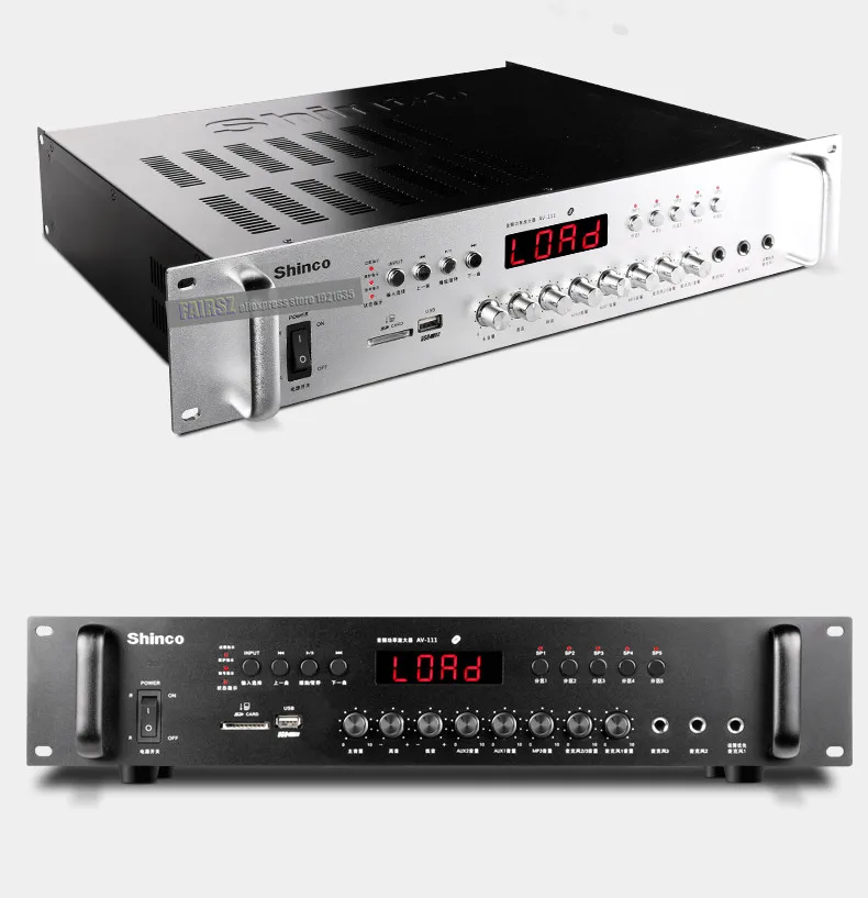 Профессиональная фоновая музыкальная система общественного вещания 250 Вт аудио усилитель и потолочный динамик Набор bluetooth/SD/USB/радио
