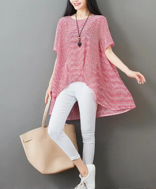 

2019 Spring T Shirt Women Girl Style O-neck Long Sleeve Solid Color Cotton Irregular Hem Tops