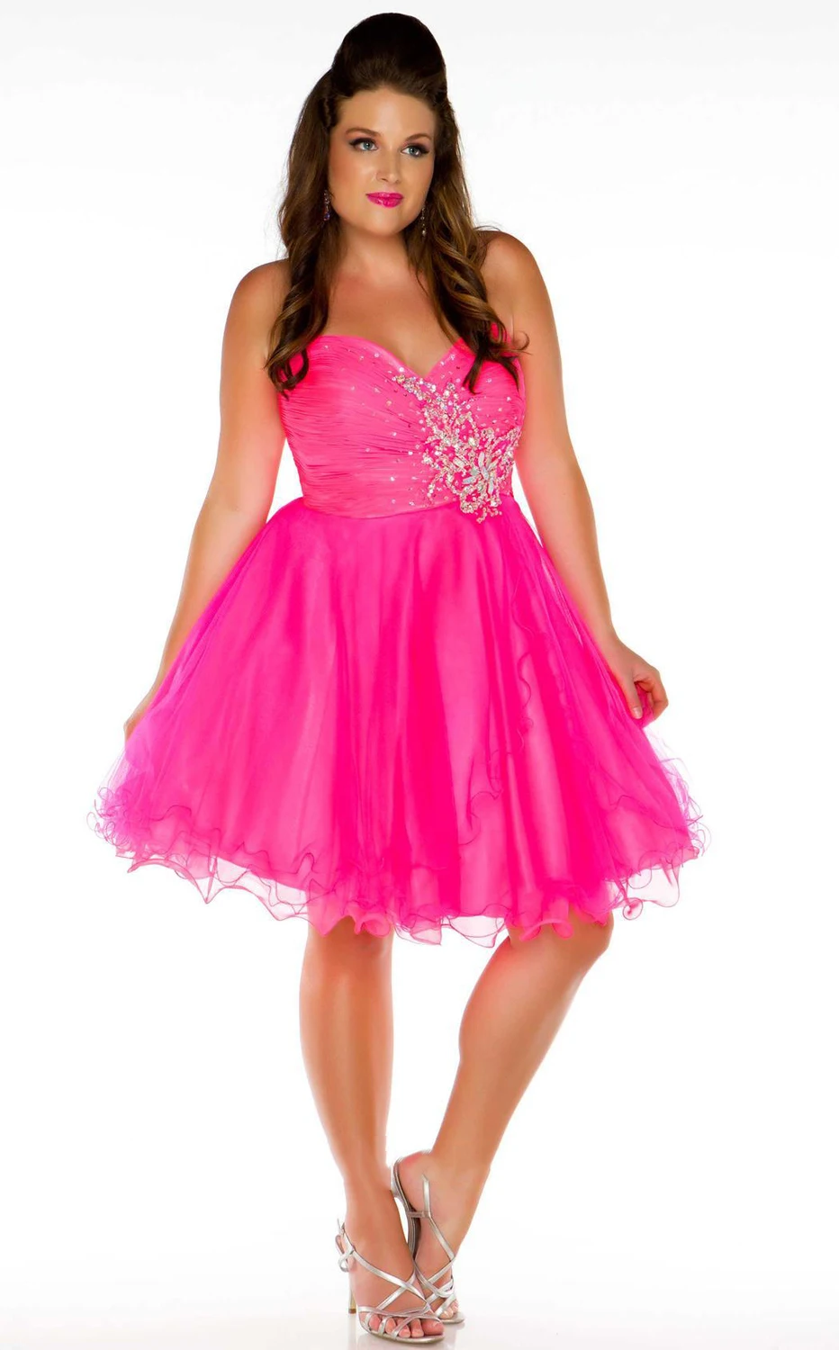 Strapless short formal with stardust 00017538 | Свадьбы и торжества
