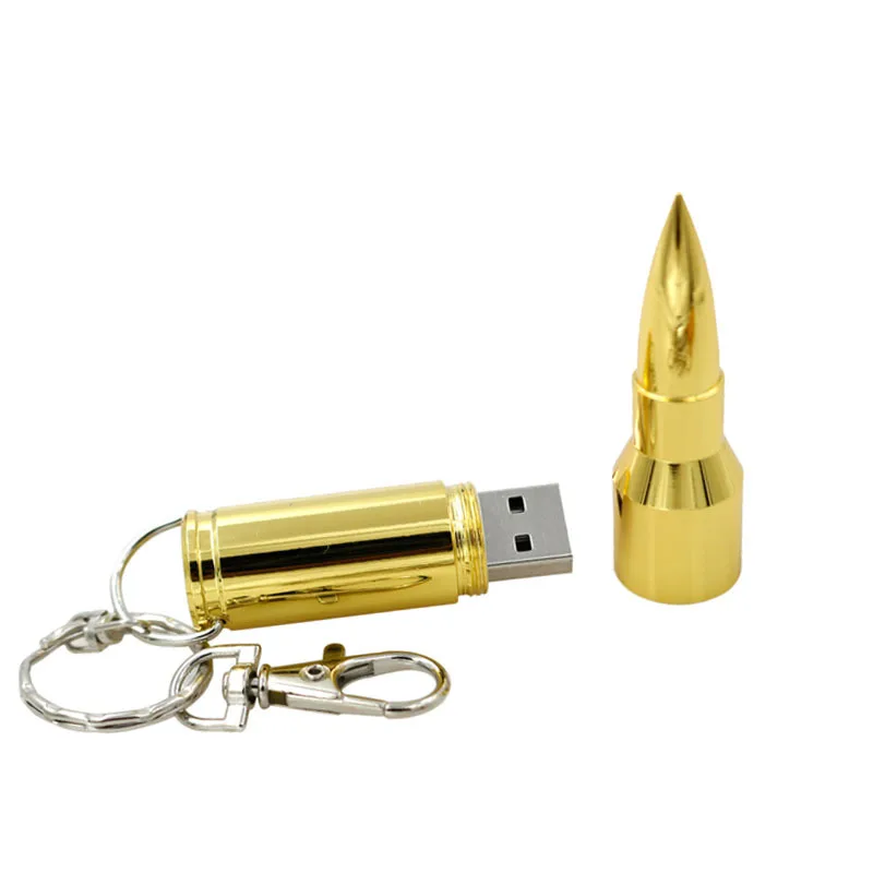 militare 2GB GOLD BULLET USB Flash Drive Memory Stick Ufficio Regalo Scuola 