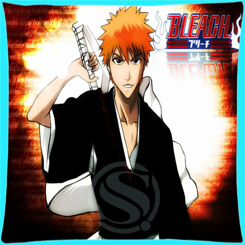 Бутик модной одежды На Заказ Наволочка Bleach Куросаки ичиго Наволочки на молнии 16x16